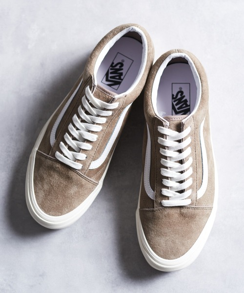 And A（アンドエー）の「VANS ヴァンズ / OLD SKOOL 36 DX（Anaheim Factory）オールドスクール スエードローカットスニーカー / VN0A54F3TWP VN0A54F3FGN VN0A54F3NWH（スニーカー・メンズ・ダークグリーン/ブラウン/パープル・26.5cm/27cm/27.5cm/28.5cm）」の2枚目の写真