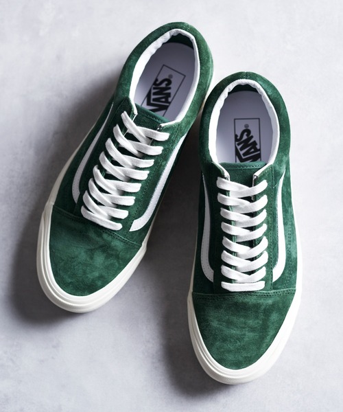And A（アンドエー）の「VANS ヴァンズ / OLD SKOOL 36 DX（Anaheim Factory）オールドスクール スエードローカットスニーカー / VN0A54F3TWP VN0A54F3FGN VN0A54F3NWH（スニーカー・メンズ・ダークグリーン/ブラウン/パープル・26.5cm/27cm/27.5cm/28.5cm）」の3枚目の写真
