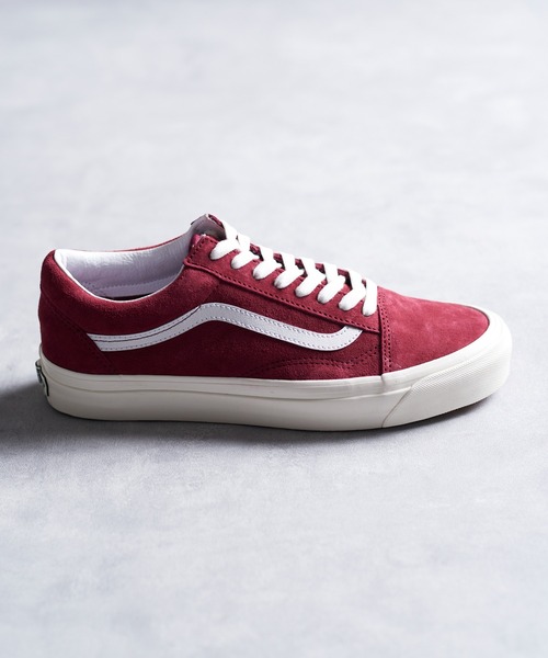 And A（アンドエー）の「VANS ヴァンズ / OLD SKOOL 36 DX（Anaheim Factory）オールドスクール スエードローカットスニーカー / VN0A54F3TWP VN0A54F3FGN VN0A54F3NWH（スニーカー・メンズ・ダークグリーン/ブラウン/パープル・26.5cm/27cm/27.5cm/28.5cm）」の6枚目の写真