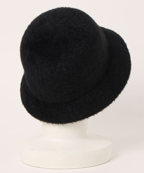 natural couture（ナチュラルクチュール）の「シャギーバスケットハット（ハット・レディース・モカ/ライトベージュ/ブラック・FREE）」の4枚目の写真