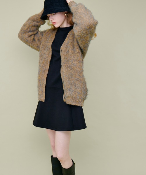 natural couture（ナチュラルクチュール）の「シャギーバスケットハット（ハット・レディース・モカ/ライトベージュ/ブラック・FREE）」の7枚目の写真