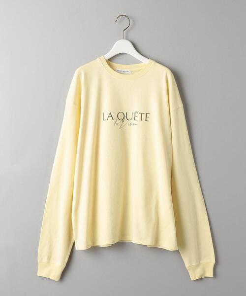 BEAUTY&YOUTH UNITED ARROWS(ビューティーアンドユースユナイテッドアローズ)の「ロゴプリント ルーズ ロングスリーブ Tシャツ(Tシャツ/カットソー・レディース・ホワイト/クリーム・FREE)」の11枚目の写真