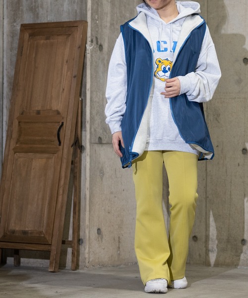 JOHN'S CLOSET(ジョンズクローゼット)の「【i】マイクロフリース リバーシブル 配色ベスト(ベスト・メンズ・グリーン系その他/オートミール/モカ/ブラック・MEDIUM/X-LARGE/LARGE)」の10枚目の写真