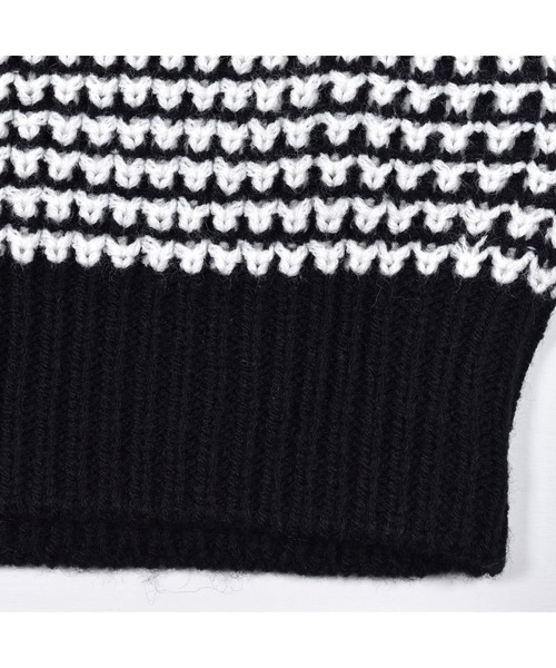 ZIDDY（ジディ）の「ZIDDY/ワッフル編2WAYカーディガン(130~160cm)（カーディガン/ボレロ・キッズ・グリーン/ブラック・160/150/140/130）」の13枚目の写真