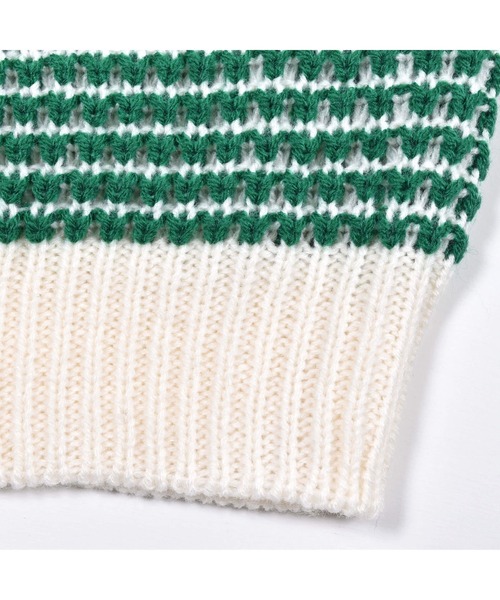ZIDDY（ジディ）の「ZIDDY/ワッフル編2WAYカーディガン(130~160cm)（カーディガン/ボレロ・キッズ・グリーン/ブラック・160/150/140/130）」の19枚目の写真