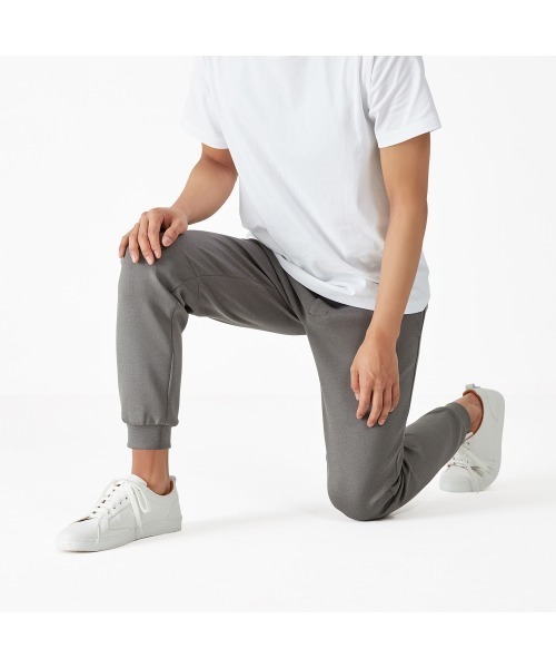 BODY WILD(ボディーワイルド)の「BODY WILD/ボディワイルド ダブルニット ジョガー ストレッチパンツ(その他パンツ・メンズ・杢グレー/ブラック・MEDIUM/LARGE)」の8枚目の写真