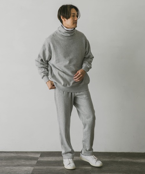 URBAN RESEARCH DOORS（アーバンリサーチドアーズ）の「『UR TECH』裏起毛モックネックスウェット（スウェット・メンズ・グレー系その他/チャコールグレー/グリーン/ブルー・X-LARGE/LARGE/MEDIUM）」の13枚目の写真