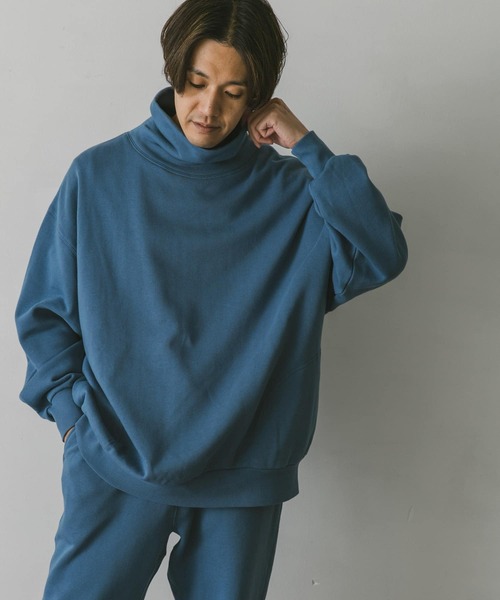 URBAN RESEARCH DOORS（アーバンリサーチドアーズ）の「『UR TECH』裏起毛モックネックスウェット（スウェット・メンズ・グレー系その他/チャコールグレー/グリーン/ブルー・X-LARGE/LARGE/MEDIUM）」の15枚目の写真