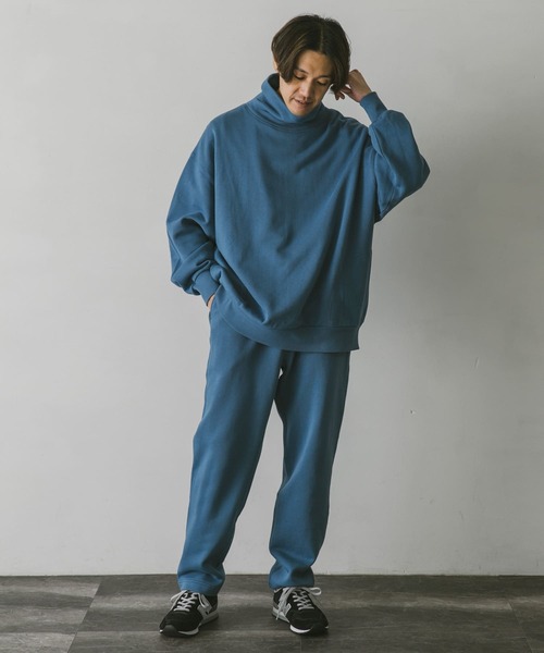 URBAN RESEARCH DOORS（アーバンリサーチドアーズ）の「『UR TECH』裏起毛モックネックスウェット（スウェット・メンズ・グレー系その他/チャコールグレー/グリーン/ブルー・X-LARGE/LARGE/MEDIUM）」の16枚目の写真