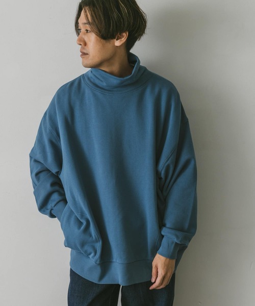 URBAN RESEARCH DOORS（アーバンリサーチドアーズ）の「『UR TECH』裏起毛モックネックスウェット（スウェット・メンズ・グレー系その他/チャコールグレー/グリーン/ブルー・X-LARGE/LARGE/MEDIUM）」の18枚目の写真