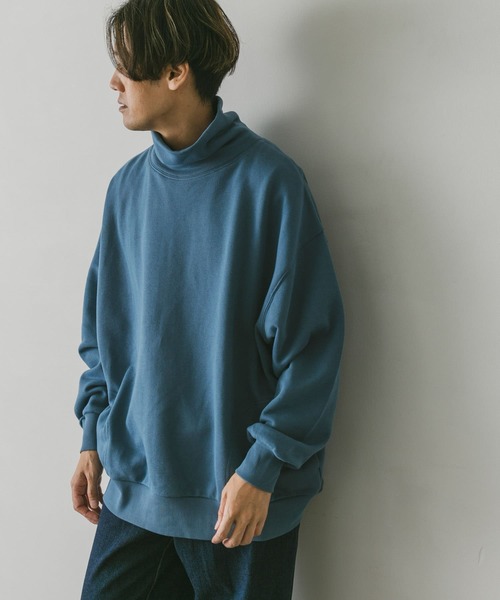 URBAN RESEARCH DOORS（アーバンリサーチドアーズ）の「『UR TECH』裏起毛モックネックスウェット（スウェット・メンズ・グレー系その他/チャコールグレー/グリーン/ブルー・X-LARGE/LARGE/MEDIUM）」の19枚目の写真