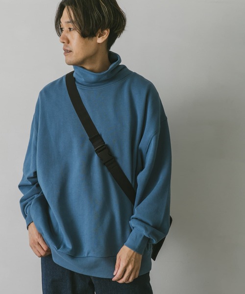 URBAN RESEARCH DOORS（アーバンリサーチドアーズ）の「『UR TECH』裏起毛モックネックスウェット（スウェット・メンズ・グレー系その他/チャコールグレー/グリーン/ブルー・X-LARGE/LARGE/MEDIUM）」の20枚目の写真