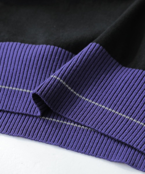 osharewalker（オシャレウォーカー）の「『デザイン襟配色アシメニット』（ニット/セーター・レディース・ブラック・FREE）」の13枚目の写真