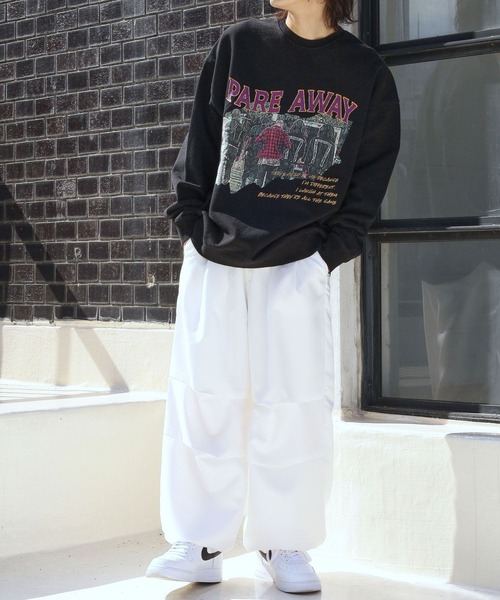 PBLIM（ページボーイリム）の「PAGEBOYLIM/WEB限定ロックグラフィックスウェット（スウェット・レディース・ブラック/パープル/オフホワイト・MEDIUM/LARGE）」の19枚目の写真