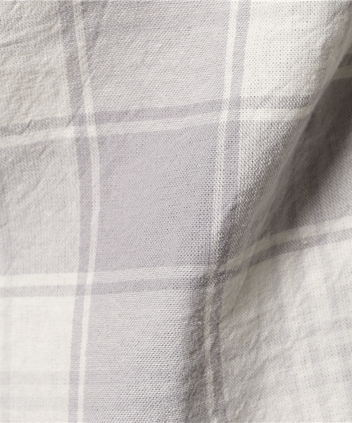 JOURNAL STANDARD（ジャーナルスタンダード）の「シャンブレーチェックレギュラーカラーシャツ # （シャツ/ブラウス・メンズ・ライトグレー/コバルトブルー/ライトグリーン・LARGE/MEDIUM）」の13枚目の写真