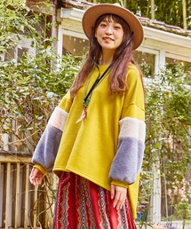 チャイハネ | 【チャイハネ】ミゼナファースリーブトップス(その他トップス)