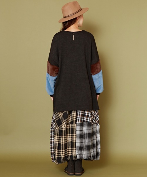 チャイハネ（チャイハネ）の「【チャイハネ】ミゼナファースリーブトップス（その他トップス・レディース・ブラック/グレー/イエロー・FREE）」の9枚目の写真