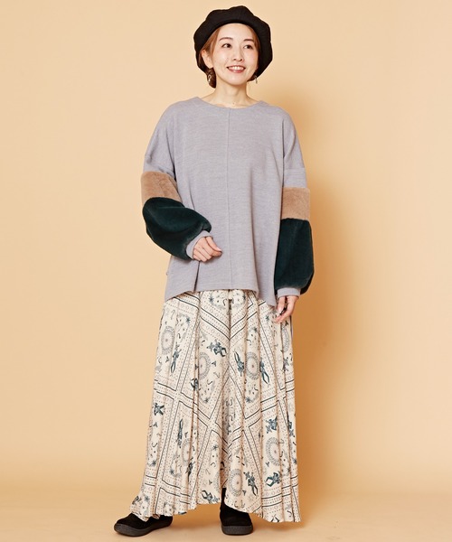 チャイハネ（チャイハネ）の「【チャイハネ】ミゼナファースリーブトップス（その他トップス・レディース・ブラック/グレー/イエロー・FREE）」の16枚目の写真