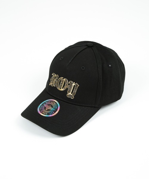 BOY LONDON(ボーイロンドン)の「【BOY LONDON】BOY RHINESTONE CAP(キャップ・メンズ・ブラック・FREE/M)」の1枚目の写真
