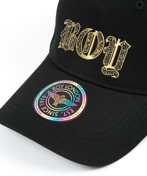 BOY LONDON(ボーイロンドン)の「【BOY LONDON】BOY RHINESTONE CAP(キャップ・メンズ・ブラック・FREE/M)」の3枚目の写真