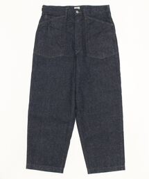 GOLD | GOLD / ゴールド：RECYCLED WASTE SUVIN COTTON YARN 11oz. DENIM ARMY TROUSERS：22B-GL42332[MUS](デニムパンツ)