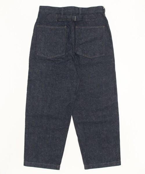 GOLD（ゴールド）の「東洋エンタープライズ GOLD / ゴールド：RECYCLED WASTE SUVIN COTTON YARN 11oz. DENIM ARMY TROUSERS：22B-GL42332[MUS]（デニムパンツ・メンズ・ネイビー・M）」の2枚目の写真