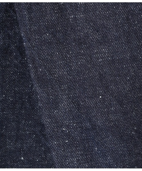 GOLD（ゴールド）の「東洋エンタープライズ GOLD / ゴールド：RECYCLED WASTE SUVIN COTTON YARN 11oz. DENIM ARMY TROUSERS：22B-GL42332[MUS]（デニムパンツ・メンズ・ネイビー・M）」の8枚目の写真