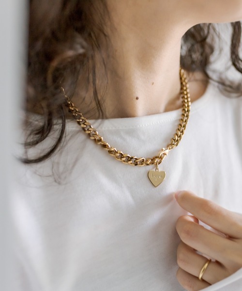 mystic（ミスティック）の「Lara チョコメッキネックレス（ネックレス・レディース・ゴールド・ONE SIZE）」の5枚目の写真