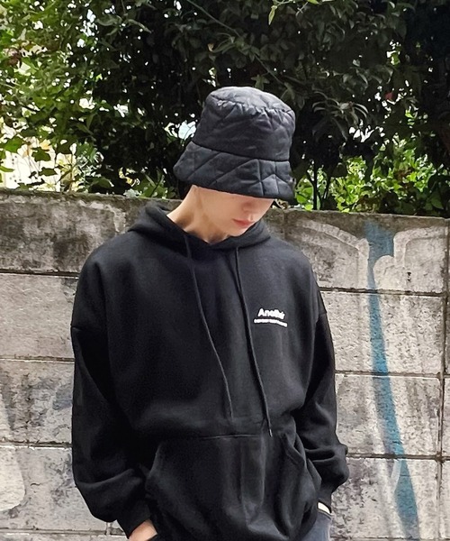 Figments（フィグメンツ）の「キルティングバケットハット（ハット・レディース・ブラック・FREE）」の3枚目の写真