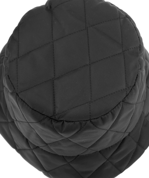 Figments（フィグメンツ）の「キルティングバケットハット（ハット・レディース・ブラック・FREE）」の5枚目の写真