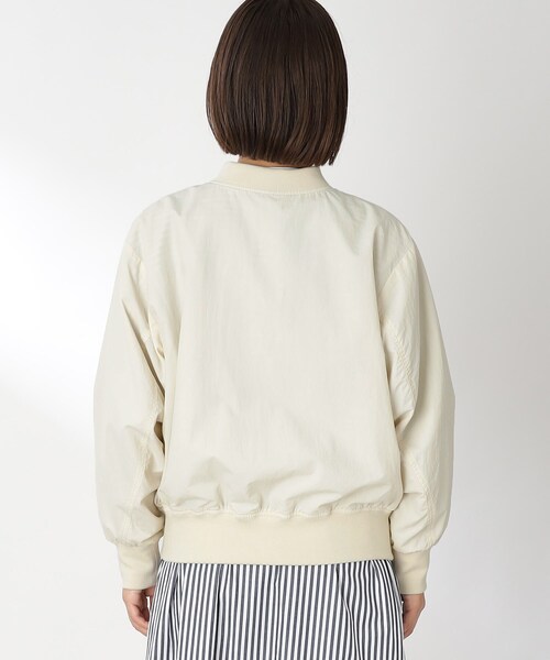 THE SHOP TK （ザ ショップ ティーケー ）の「◆【ヒルナンデス！で紹介】リブブルゾン（ブルゾン・レディース・ブラック/アイボリー・12/13）」の8枚目の写真