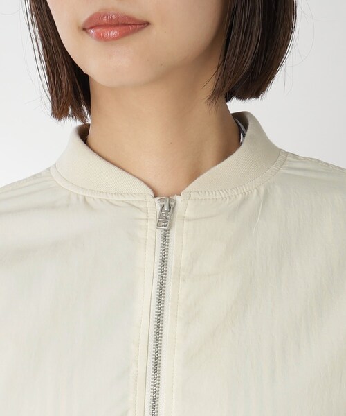 THE SHOP TK （ザ ショップ ティーケー ）の「◆【ヒルナンデス！で紹介】リブブルゾン（ブルゾン・レディース・ブラック/アイボリー・12/13）」の9枚目の写真