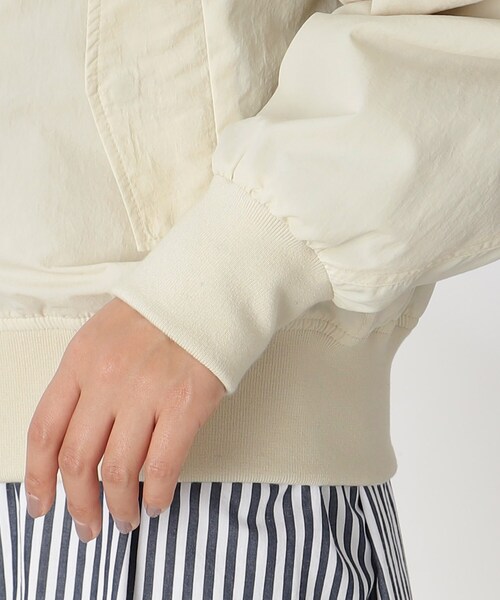 THE SHOP TK （ザ ショップ ティーケー ）の「◆【ヒルナンデス！で紹介】リブブルゾン（ブルゾン・レディース・ブラック/アイボリー・12/13）」の10枚目の写真