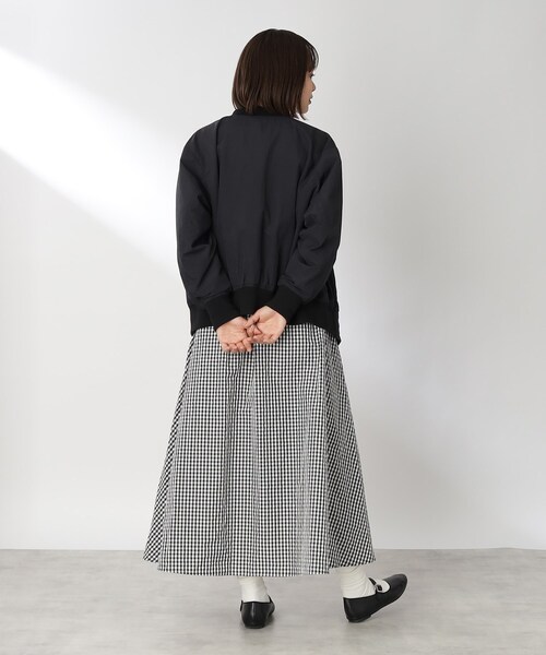 THE SHOP TK （ザ ショップ ティーケー ）の「◆【ヒルナンデス！で紹介】リブブルゾン（ブルゾン・レディース・ブラック/アイボリー・12/13）」の20枚目の写真