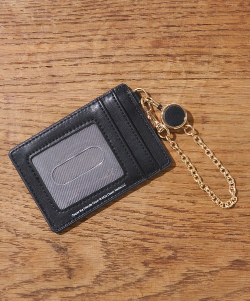 BIRTHDAY BAR（バースデイバー）の「キャスパー　PVCポケットピクニック　パスケース（パスケース・レディース・ブラック/ホワイト・フリー）」の5枚目の写真