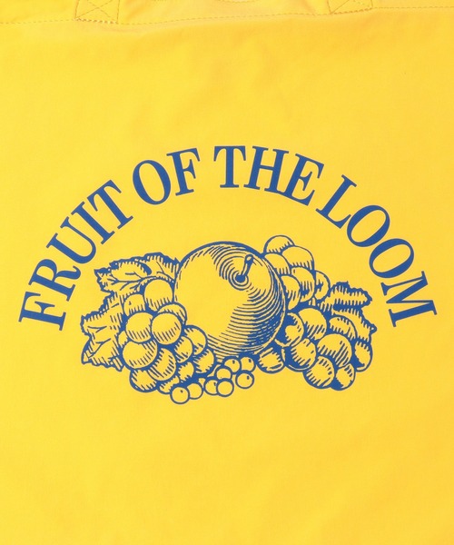 FRUIT OF THE LOOM（フルーツオブザルーム）の「RETRO LOGO TOTE BAG（トートバッグ・メンズ・グレー/ブルー/イエロー/ピンク/グリーン・FREE）」の8枚目の写真