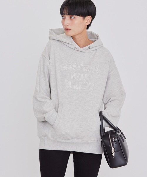 AMERICAN HOLIC(アメリカンホリック)の「ロゴスウェットパーカー(スウェット・レディース・ライトグレー系2/オフホワイト/ピンク/イエロー・M/L)」の3枚目の写真