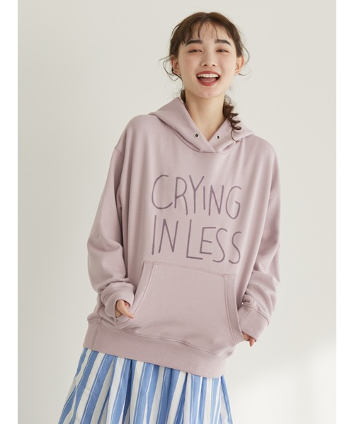 AMERICAN HOLIC(アメリカンホリック)の「ロゴスウェットパーカー(スウェット・レディース・ライトグレー系2/オフホワイト/ピンク/イエロー・M/L)」の4枚目の写真