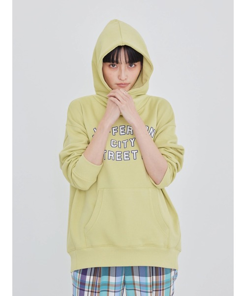 AMERICAN HOLIC(アメリカンホリック)の「ロゴスウェットパーカー(スウェット・レディース・ライトグレー系2/オフホワイト/ピンク/イエロー・M/L)」の11枚目の写真