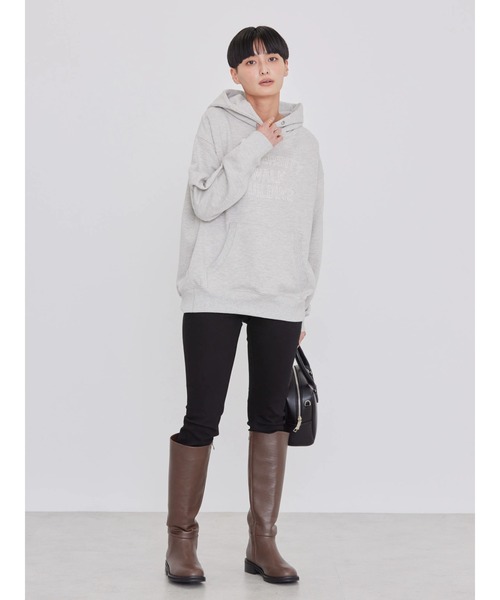 AMERICAN HOLIC(アメリカンホリック)の「ロゴスウェットパーカー(スウェット・レディース・ライトグレー系2/オフホワイト/ピンク/イエロー・M/L)」の6枚目の写真