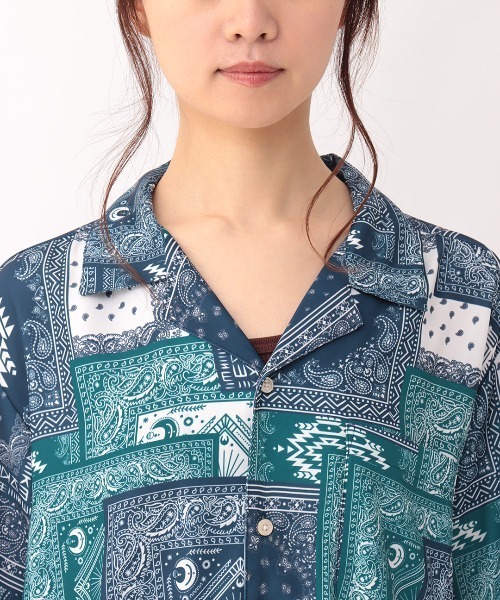 チチカカ（チチカカ）の「アソートアロハシャツ【ユニセックス】（シャツ/ブラウス・メンズ・ブラック/ネイビー・MEDIUM/LARGE）」の12枚目の写真