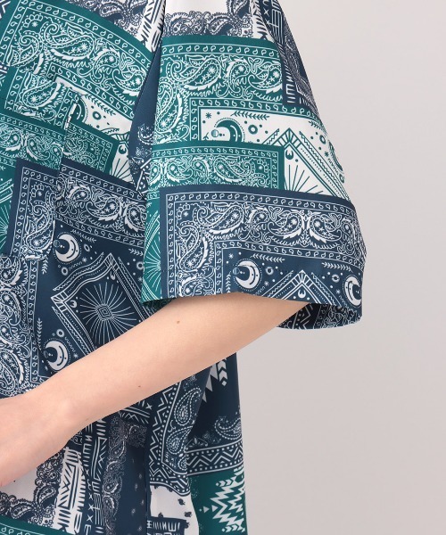 チチカカ（チチカカ）の「アソートアロハシャツ【ユニセックス】（シャツ/ブラウス・メンズ・ブラック/ネイビー・MEDIUM/LARGE）」の14枚目の写真