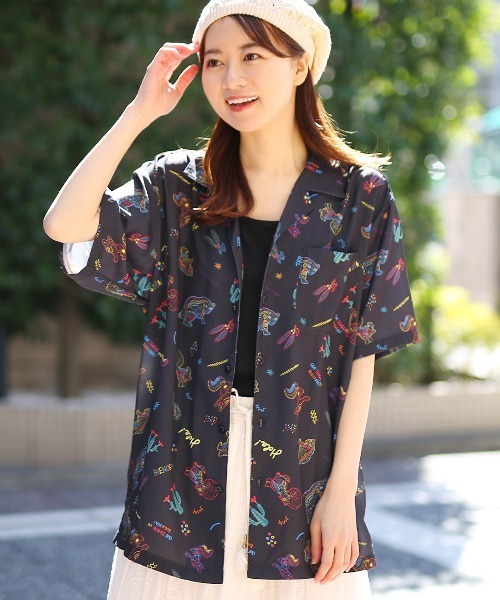 チチカカ（チチカカ）の「アソートアロハシャツ【ユニセックス】（シャツ/ブラウス・メンズ・ブラック/ネイビー・MEDIUM/LARGE）」の22枚目の写真