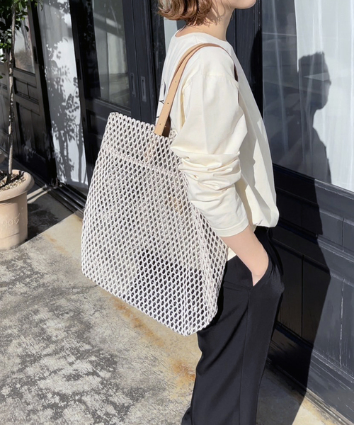 MARY AL TERNA（メアリオルターナ）の「【MARY AL TERNA / メアリ オル ターナ】トートバッグ（トートバッグ・レディース・ブルー/ベージュ・FREE）」の6枚目の写真