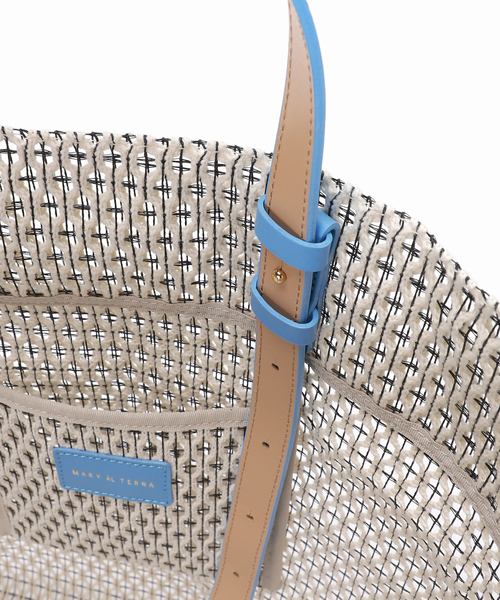 MARY AL TERNA（メアリオルターナ）の「【MARY AL TERNA / メアリ オル ターナ】トートバッグ（トートバッグ・レディース・ブルー/ベージュ・FREE）」の18枚目の写真