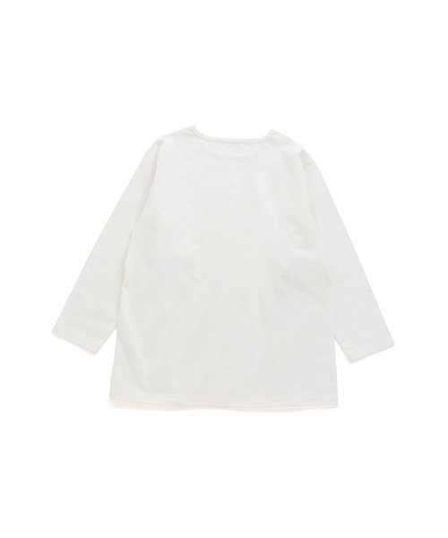 JENNI love（ジェニィラブ）の「グラデーションテープロング丈ロンT（Tシャツ/カットソー・キッズ・ブラック/ミント/オフホワイト・150cm/160cm/130cm/140cm）」の12枚目の写真