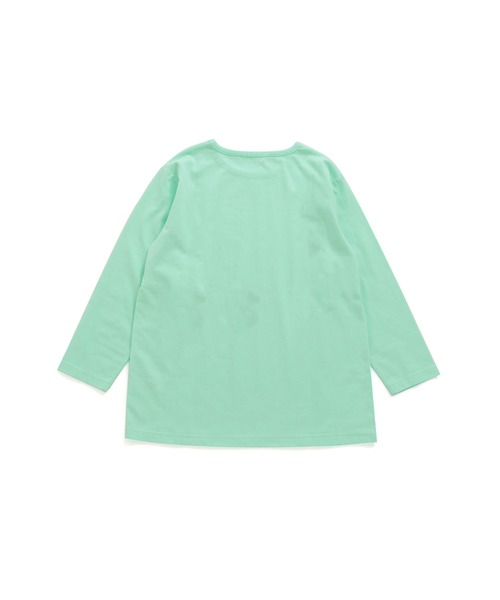 JENNI love（ジェニィラブ）の「グラデーションテープロング丈ロンT（Tシャツ/カットソー・キッズ・ブラック/ミント/オフホワイト・150cm/160cm/130cm/140cm）」の16枚目の写真