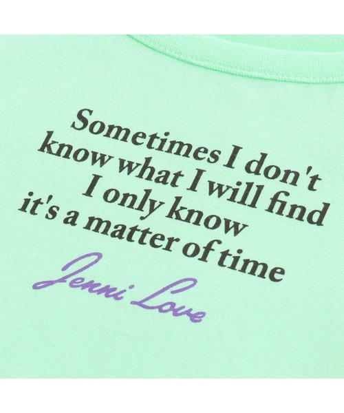 JENNI love（ジェニィラブ）の「グラデーションテープロング丈ロンT（Tシャツ/カットソー・キッズ・ブラック/ミント/オフホワイト・150cm/160cm/130cm/140cm）」の18枚目の写真