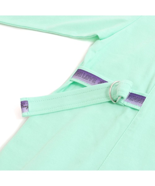 JENNI love（ジェニィラブ）の「グラデーションテープロング丈ロンT（Tシャツ/カットソー・キッズ・ブラック/ミント/オフホワイト・150cm/160cm/130cm/140cm）」の19枚目の写真