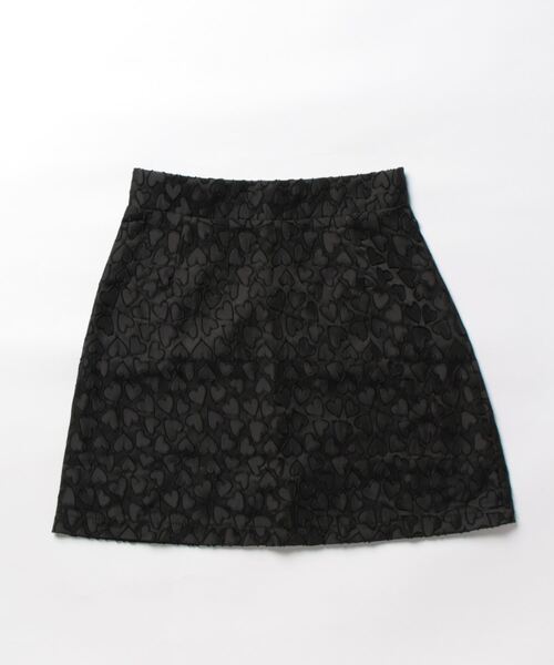 lilLilly（リルリリー）の「ハートジャガードスカート（スカート・レディース・ピンク/ブラック/ホワイト・SMALL/MEDIUM）」の18枚目の写真